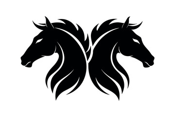 Horse Head Silhouette Vector Illustration