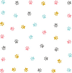 dog icon pattern.dog foot  pattern.