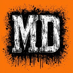 Urban Art with Grunge Style: Dynamic Design and Vibrant Typography for Modern Branding Concepts.