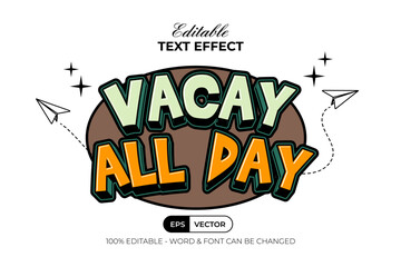 Summer Slogan Editable Text Effect.
