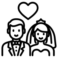 Wedding Couple Icon