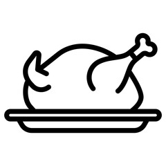 Roasted Turkey Icon