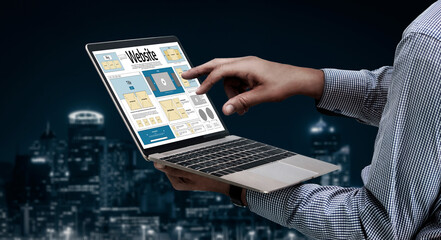 Website design software provide snugly template for online retail business and e-commerce