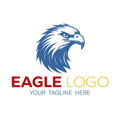 Majestic Eagle Head Logo Design: Powerful, Fierce, and Bold bird icon beak wild wings talon