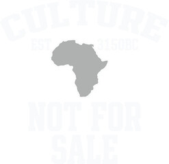 Black History Month Culture Not For Sale