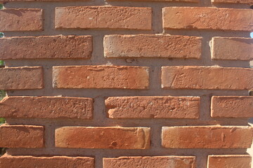 Brick Masonry, red brick wall