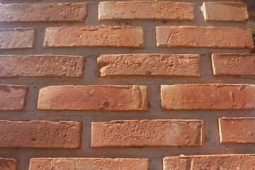 Brick Masonry, red brick wall