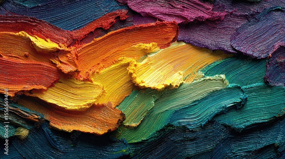 Aufkleber abstract multicolor texture showing rows of purple, blue, yellow, and red colors with visible patter
