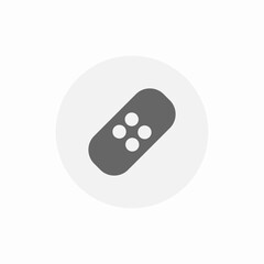 medical band aid icon sign vector
