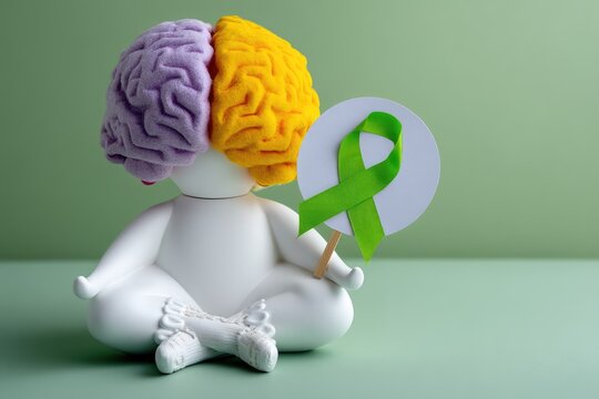 Psychological wellness idea: mental clarity, thought regulation, emotional harmony, self awareness, brain stability, stress relief, focus improvement, anxiety management, mood enhancement,