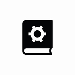 system guide book icon sign vector