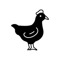 Chicken Farm Animal Fill Icon