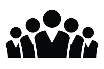 family silhouette vector