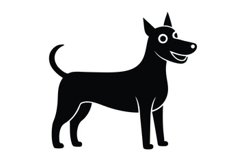 funny dog vector icon