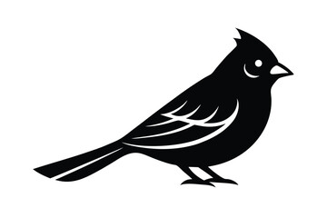 Obraz premium cardinal bird vector icon