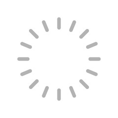 Obraz premium Loading Circle Graphic: A minimalist, clean graphic of a circular loading symbol, ideal for conveying progress, anticipation, or processing.