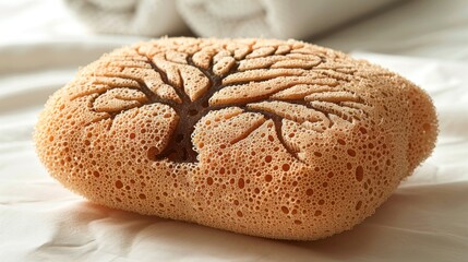 Natural Tree Design Bath Sponge