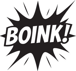 Boink! Comic Book Sound Effect A Dynamic Vector Graphic Design Element