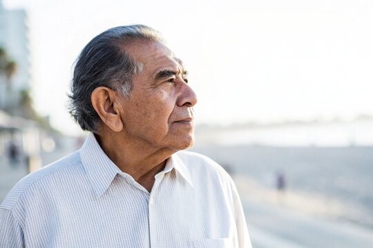 Portrait of a thoughtful senior Hispanic man looking into the distance




Analysis

 - Powered by Adobe