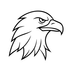eagle head vector illustration
