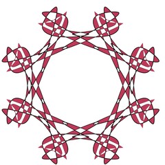 barbed wire frame