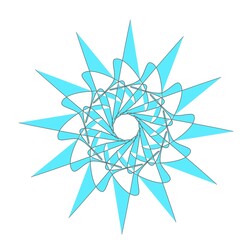 abstract flower vector illustration