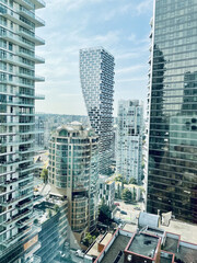 Obraz premium Vancouver Skyscrapers and Curved Tower