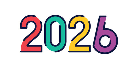 2026 logo design element vector with creative concept design idea