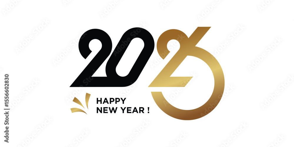 Poster 2026 logo design element vector with creative concept design idea