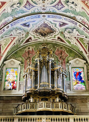 Ornate Baroque Church Interior