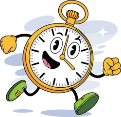 Pink Flamingo Cartoon Character Holding a Sign that says 