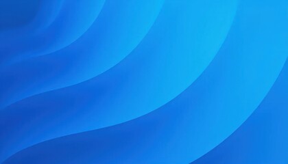 A blue abstract background with wavy lines.