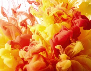 Abstract ink explosion