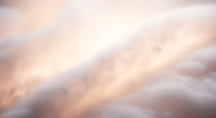 Fototapeta premium Soft Pastel Cloudscape Dreamy Sunrise or Sunset Hues