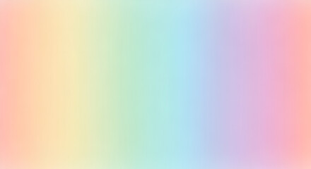 Obraz premium Pastel Rainbow Gradient Background Soft, Dreamy Colors for Design Projects