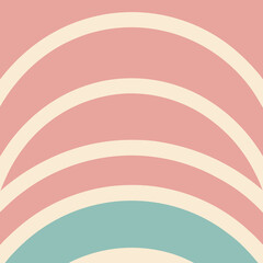 Abstract pastel colored curved lines background design for creative graphic projects