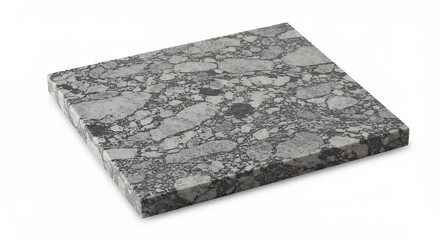 Gray stone tile square shape