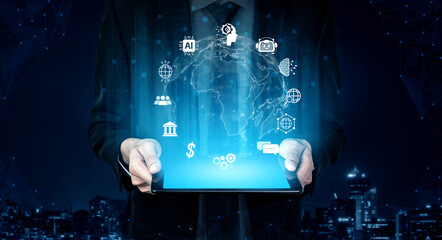 AI assistant with LLM, big data, machine learning, and generative AI powers prompt engineering and...