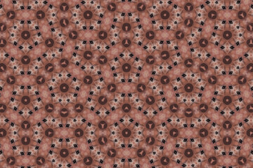 Seamless Fabric Cloth Perspective Template Luxury Tile Digital Decoration Visual Symmetric Texture Art Interior Graphic Textile Endless Background Wallpaper Fashion Shape Design Geometric Pattern.