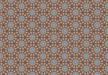 Seamless Luxury Perspective Design Visual Background Decoration Art Digital Texture Geometric Fashion Cloth Fabric Interior Symmetric Endless Tile Graphic Template Textile Shape Wallpaper Pattern.