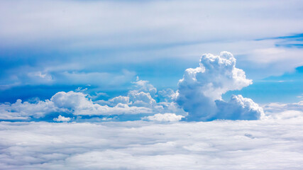 blue sky with clouds