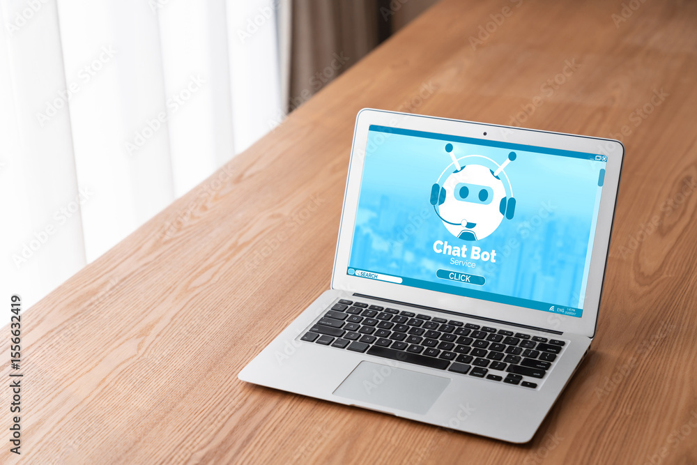 Poster chatbot software application for modish online business that automatically reply to customer questio