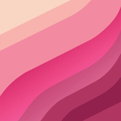 Abstract Vector Background with Vibrant Pink Gradient Waves and Flowing Curves – High-Resolution Smooth Blend


