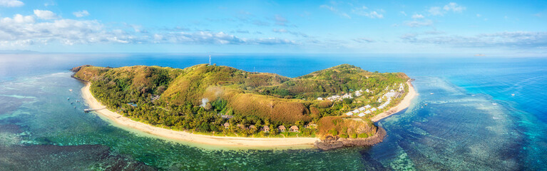 d Fiji Day 1 over island pan