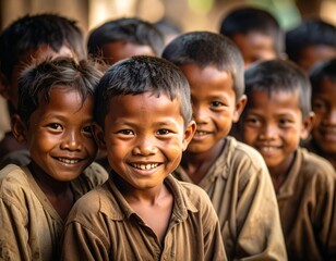 カンボジアの貧しい子供たちの写真 1
