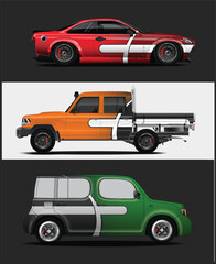 Vehicle Wrap Designs for Cars and Trucks Three