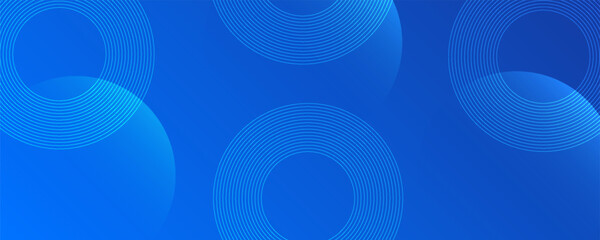 Abstract blue circle background with subtle blue gradient. Featuring geometric patterns, ideal for modern designs, digital projects, banners and creative visual presentations.