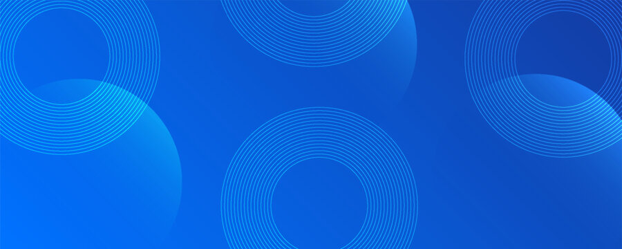 Abstract blue circle background with subtle blue gradient. Featuring geometric patterns, ideal for modern designs, digital projects, banners and creative visual presentations.