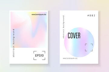 Holograph Texture. Blue Gradient Label. Chrome Design. Plastic Banner. Isolated White Backdrop. Geometry Pattern. Holographic Background. Purple Holograph Texture