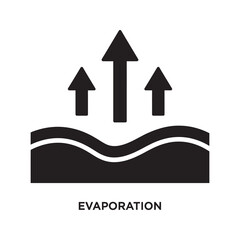 Water evaporation from skin surface causing dehydration dryness moisture loss dermatology skincare problem health care issue vector solid glyph icon